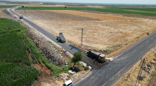 Viranşehir Kırsalında 6 Km’lik Sathi Asfalt Çalışması Tamamlandı