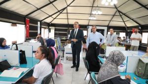 Başkan Kuş ve Elgün Üniversite Adaylarıyla Buluştu