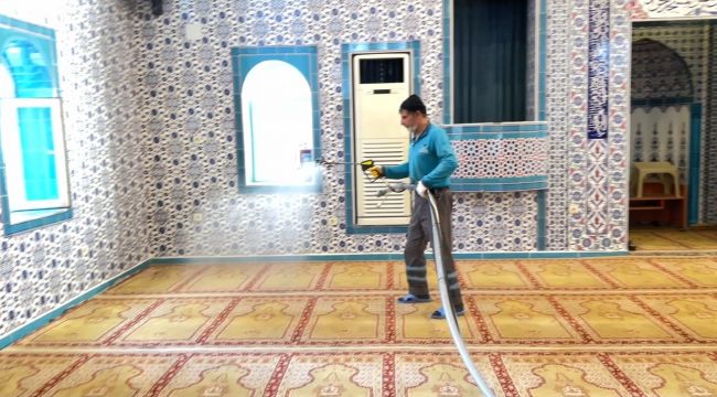 Eyyübiye’de Periyodik Cami Temizlikleri Devam Ediyor