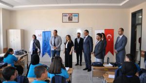 Güneyşehir Ortaokulu Öğrencilerine TKDK’dan Çanta ve Kırtasiye Desteği