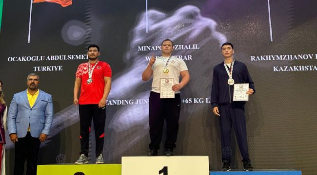 Haliliye’nin Milli Sporcusu Abdulsamet Ocakoğlu, Dünya İkincisi Oldu  