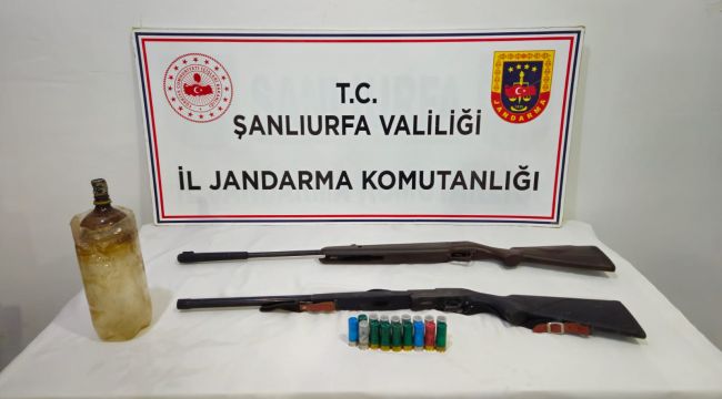 Şanlıurfa’da Jandarmadan Narkotik Operasyonları: Uyuşturucu ve Silah Ele Geçirildi