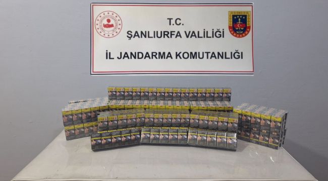 Şanlıurfa'da Kaçak Sigara Operasyonu