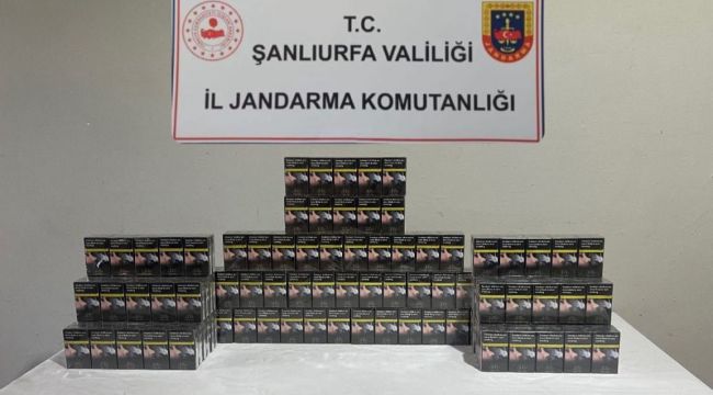 Şanlıurfa’da Kaçak Sigara ve Çay Operasyonu
