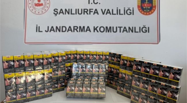 Şanlıurfa’da Kaçak Sigara ve Çay Operasyonu