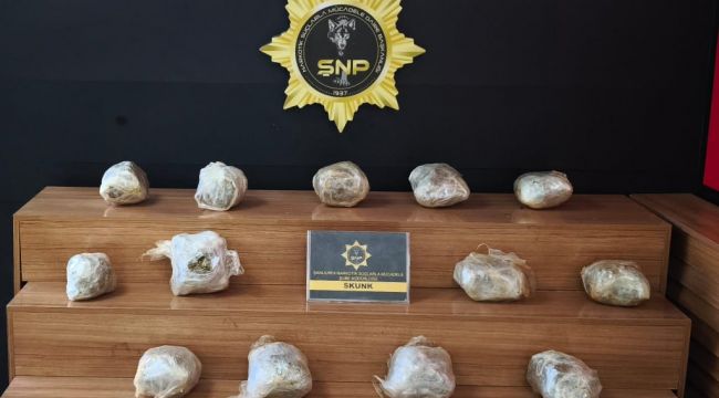 Şanlıurfa’da Narkotik Operasyonu: 7 Kilo 150 Gram Skunk Ele Geçirildi