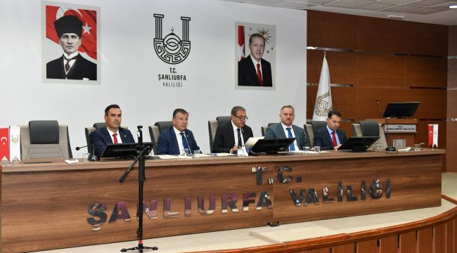 Urfa’da Fıstık ve Pamuk İçin Eylem Planı Belirlendi
