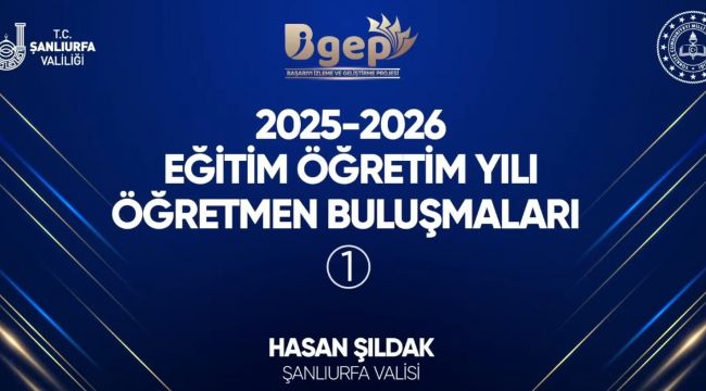 Vali Şıldak Bütün Eğitimcilere Seslendi