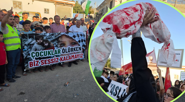 Yaslıca Beldesi Gazze İçin Ayakta