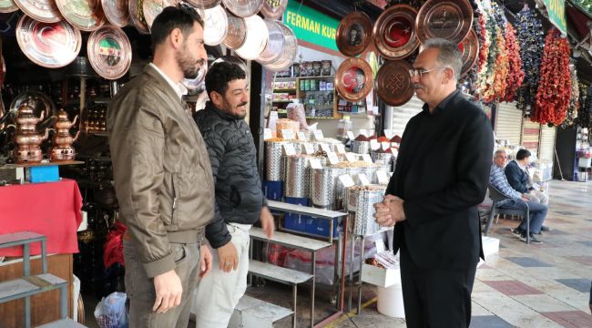 Başkan Kuş Haftaya Esnaf Ziyaretiyle Başladı