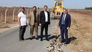 Büyükşehir Belediyesi, Yardımcı-Kısas Yolunu Sıcak Asfalt Yapıyor
