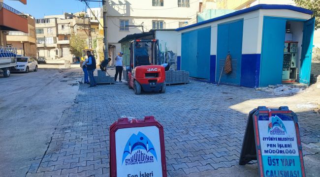 Eyyübiye’de Yol Konforu Her Geçen Gün Artıyor