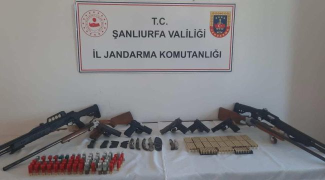 Halfeti’de Düğünde Havaya Ateş Eden Şahıslara Operasyon: Çok Sayıda Silah Ele Geçirildi