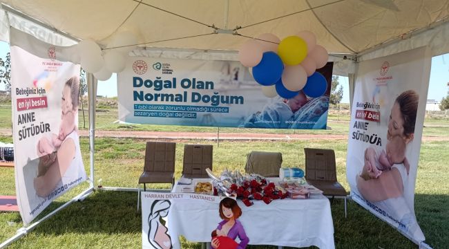 Harran'da 1-7 Ekim Normal Doğum Haftası Etkinliği Gerçekleştirildi
