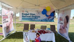 Harran'da 1-7 Ekim Normal Doğum Haftası Etkinliği Gerçekleştirildi
