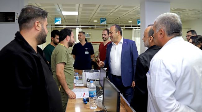 İl Sağlık Müdürü Dr. Erhan Berk’ten Balıklıgöl Devlet Hastanesi’ne Gece Denetimi