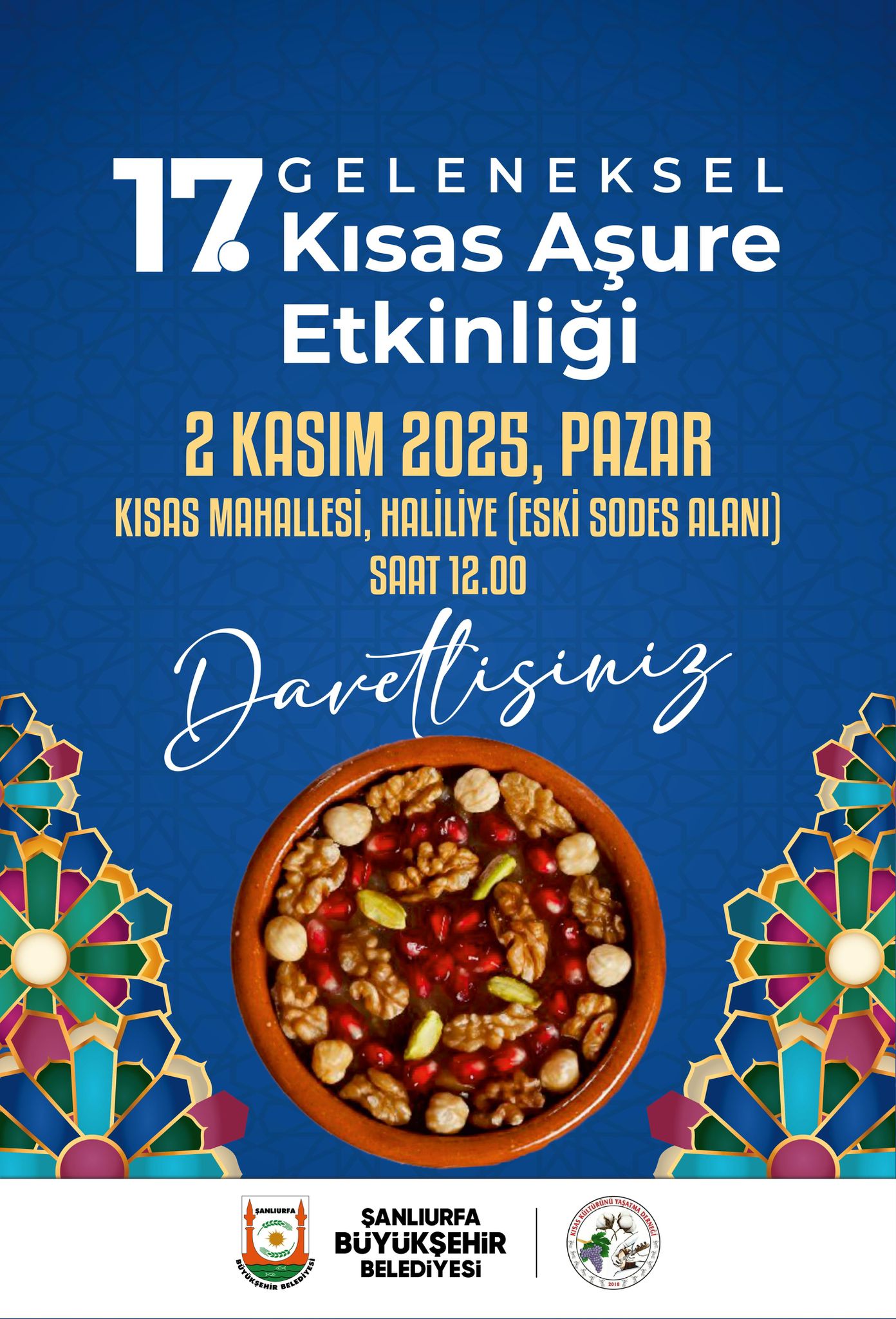 Kısas'ta Geleneksel Aşure Etkinliği 17. Kez Düzenleniyor