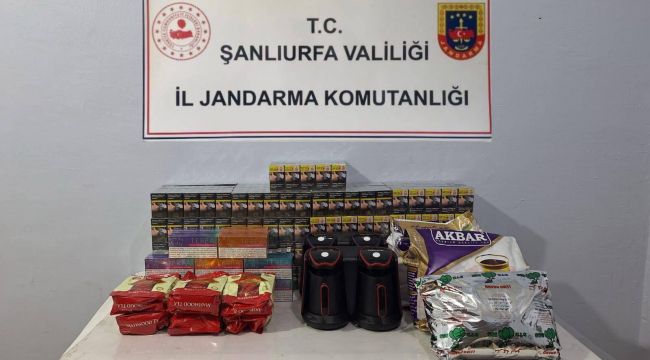 Şanlıurfa’da gümrük kaçağı elektronik eşya operasyonu