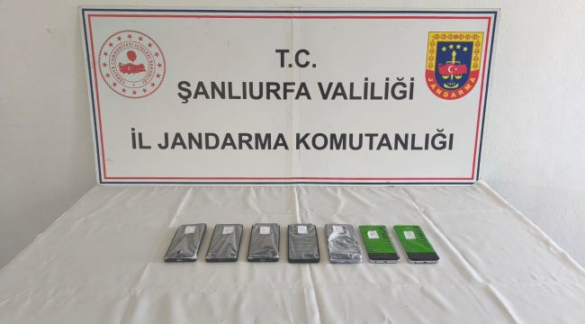 Şanlıurfa’da Jandarmadan Kaçak Cep Telefonu Operasyonu