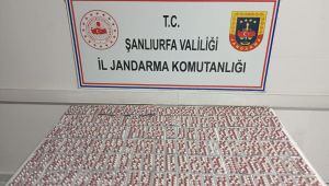 Şanlıurfa’da jandarmadan uyuşturucu operasyonu: 2128 adet sentetik hap ele geçirildi