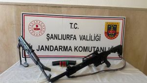Şanlıurfa’da Ruhsatsız Silah Operasyonu: Piyade Tüfeği ve Tabanca Ele Geçirildi