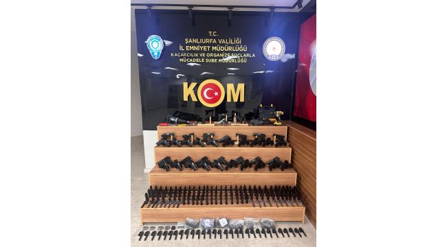 Şanlıurfa'da Ruhsatsız Silah Operasyonu