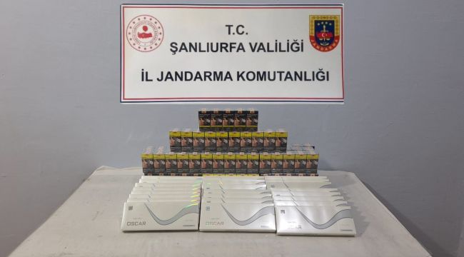Şanlıurfa Jandarmasından Kaçak Tütün ve Alkol Operasyonu
