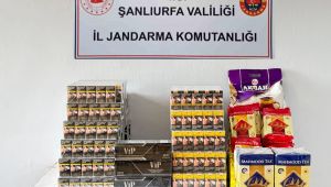 Şanlıurfa Jandarmasından Kaçak Tütün ve Alkol Operasyonu