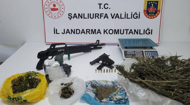 Suruç’ta Uyuşturucu Operasyonu: Çok Sayıda Madde ve Silah Ele Geçirildi