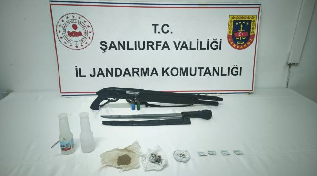Suruç’ta Uyuşturucu Operasyonu: Çok Sayıda Madde ve Silah Ele Geçirildi