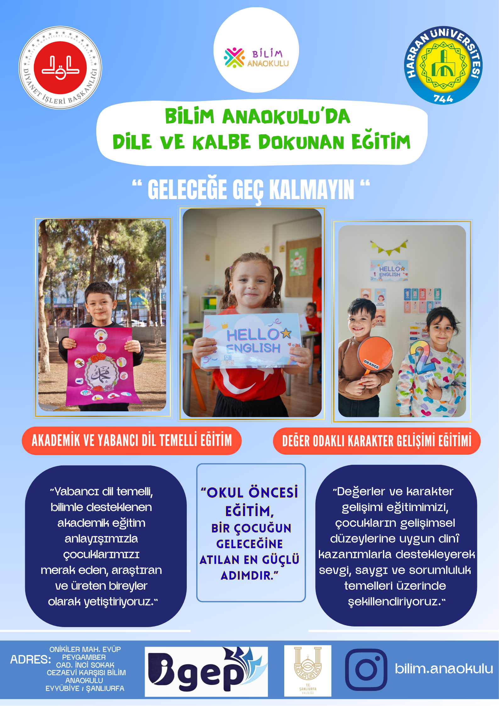 Bilim Anaokulu’ndan İngilizce ve Değerler Eğitimini Birleştiren Örnek Proje