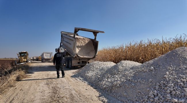 Büyükşehir, Suruç Kırsalında Yol Konforunu Artırıyor