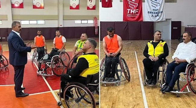Emin Yetim, Şanlıurfa Bedensel Engelliler Takımını yalnız bırakmadı!