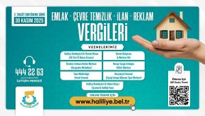Haliliye Belediyesinden Duyuru: 2. Taksit Ödemelerinde Son Gün 30 Kasım