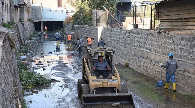 Korçik Deresi'nde temizlik seferberliği başladı
