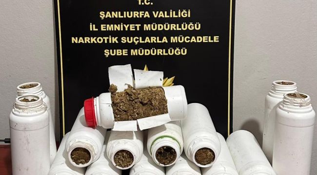 Şanlıurfa Birecik’te Narkotik Operasyonu: 7 Kilo Skunk Ele Geçirildi