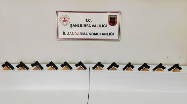 Şanlıurfa'da Jandarmadan Ruhsatsız Silah Operasyonu