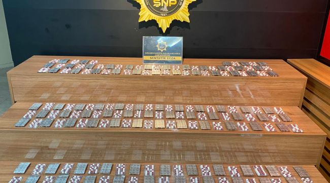 Şanlıurfa’da Narkotik Operasyonu: 2.404 Sentetik Ecza Hap Ele Geçirildi