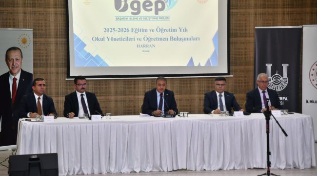 Şanlıurfa'nın Eğitimi Harran’da Konuşuldu