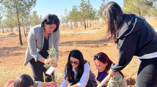 Suruç’ta Anlamlı Etkinlik: Kadına Yönelik Şiddete Karşı Anı Ormanı Oluşturuldu