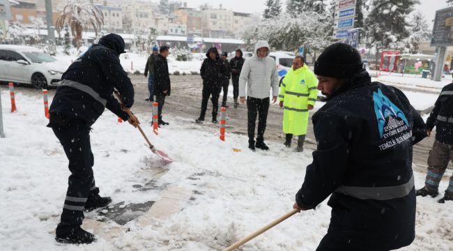 Başkan Kuş: Kar Yağışını Sevinçle Karşıladık