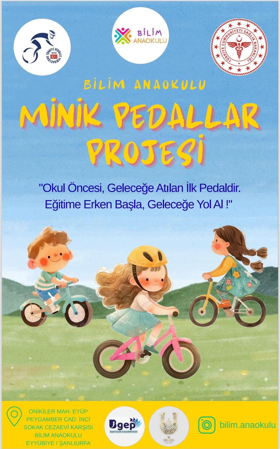 Bilim Anaokulu’ndan “Minik Pedallar” Projesi: Devamsızlık Azalacak, Okullaşma Artacak