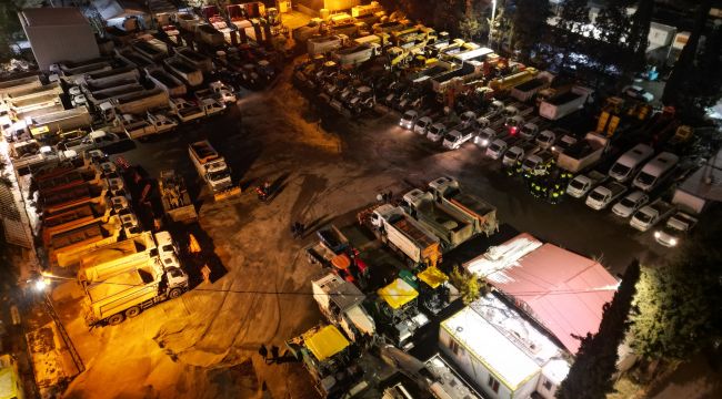 Büyükşehir Belediyesi Kar Yağışı Öncesi Tüm Tedbirlerini Aldı