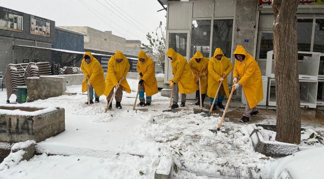 Haliliye’de Kar Mesaisi: Belediye Ekipleri Sahada