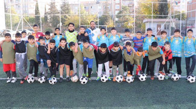 Haliliye’de Kış Spor Okullarında Futbol Coşkusu Sürüyor