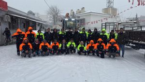 Hilvan Belediyesi Karla Mücadelede Tam Kadro Sahada