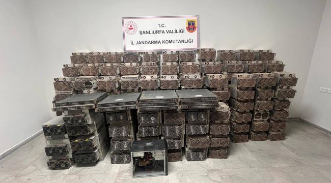 Hilvan’da Kaçak Kripto Madenciliği Operasyonu