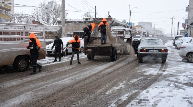 Hilvan’da Karla Mücadele Çalışmaları