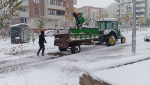 Karaköprü Belediyesi Karla Mücadelede Teyakkuzda