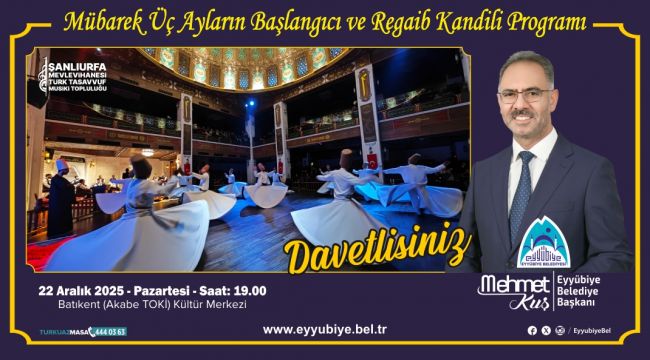 Maneviyatın Başkenti’nde Üç Aylar Karşılanıyor